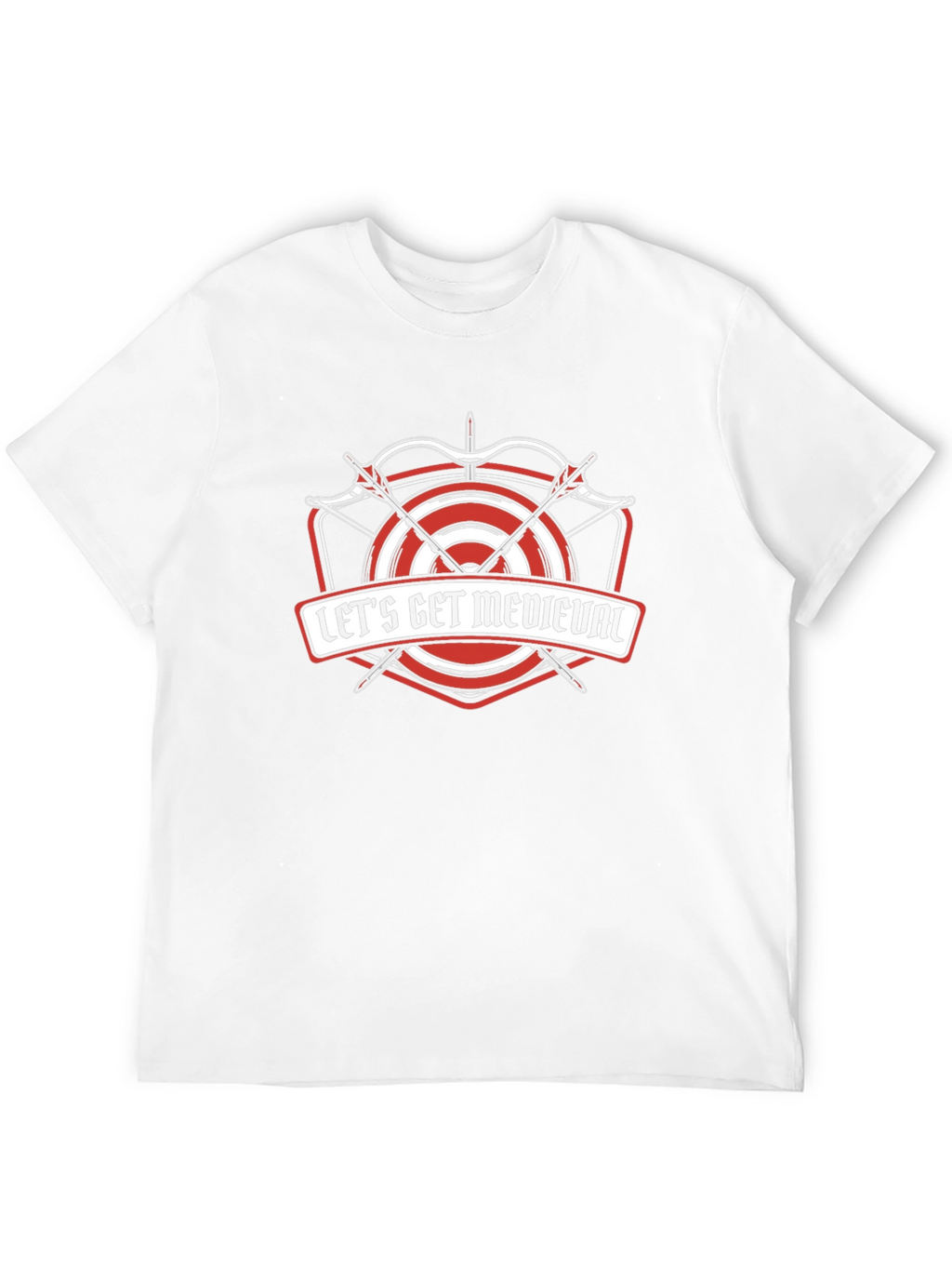 Lets Get Medieval T-Shirt - Archery Target Design